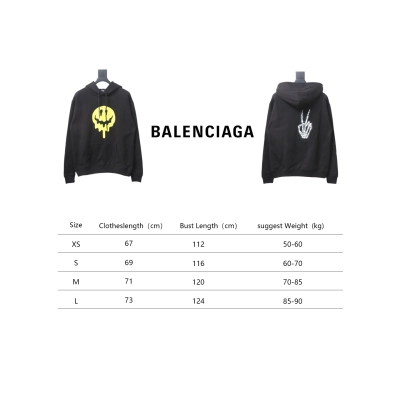 Balenciaga Melting Smiley Hoodie 02