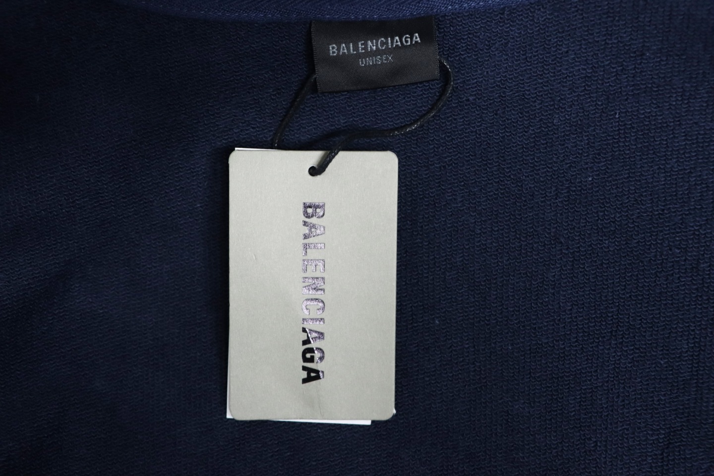 Ba*len*cia*ga mud-dyed double b hand-painted graffiti hoodie