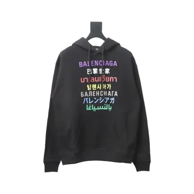 Balenciaga Multi-Language Hoodie 01