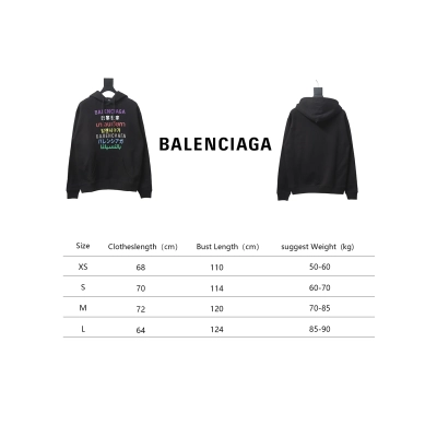 Balenciaga Multi-Language Hoodie 02