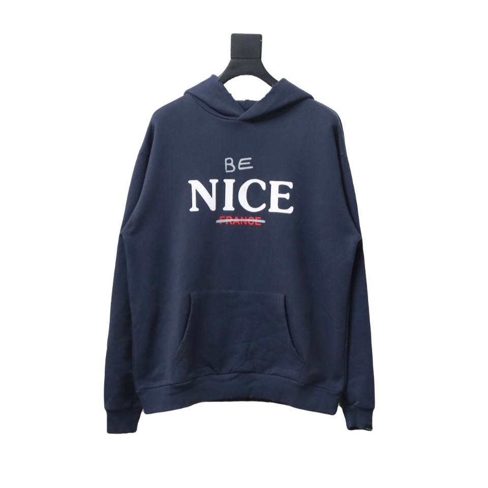 Ba*len*cia*ga nice letter hoodie