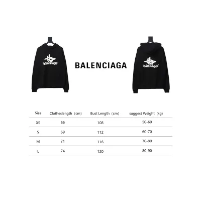 Balenciaga Overlapping Logo Hoodie 02