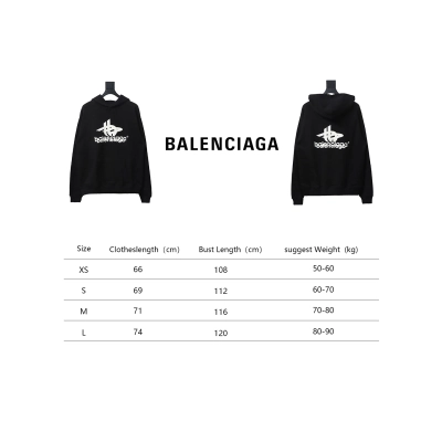 Balenciaga Overlapping Logo Hoodie 02