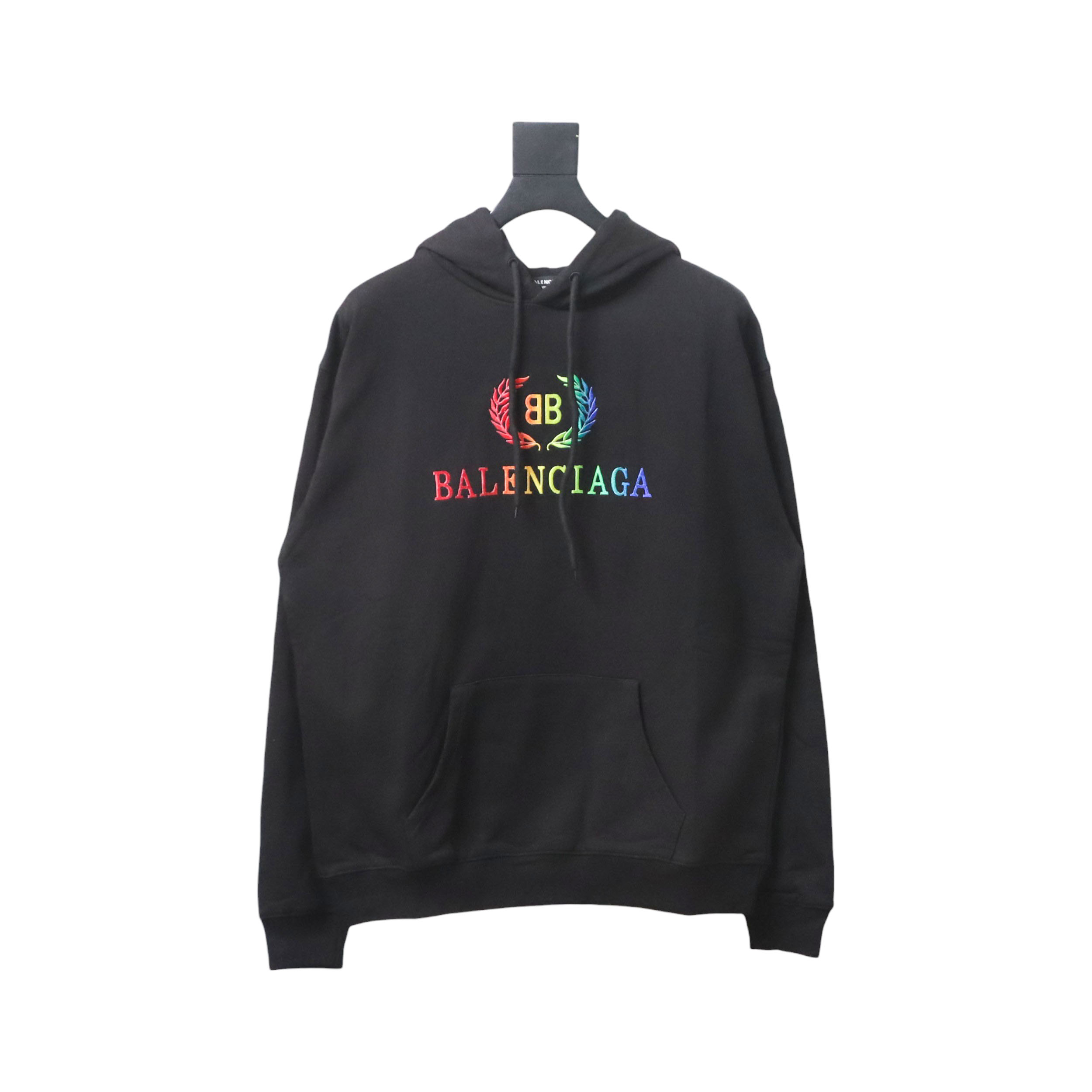 Ba*len*cia*ga rainbow wheat ear hoodie