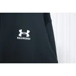 Balenciaga x Under Armour Front And Back Embroidered Zip-Up Hoodie Black