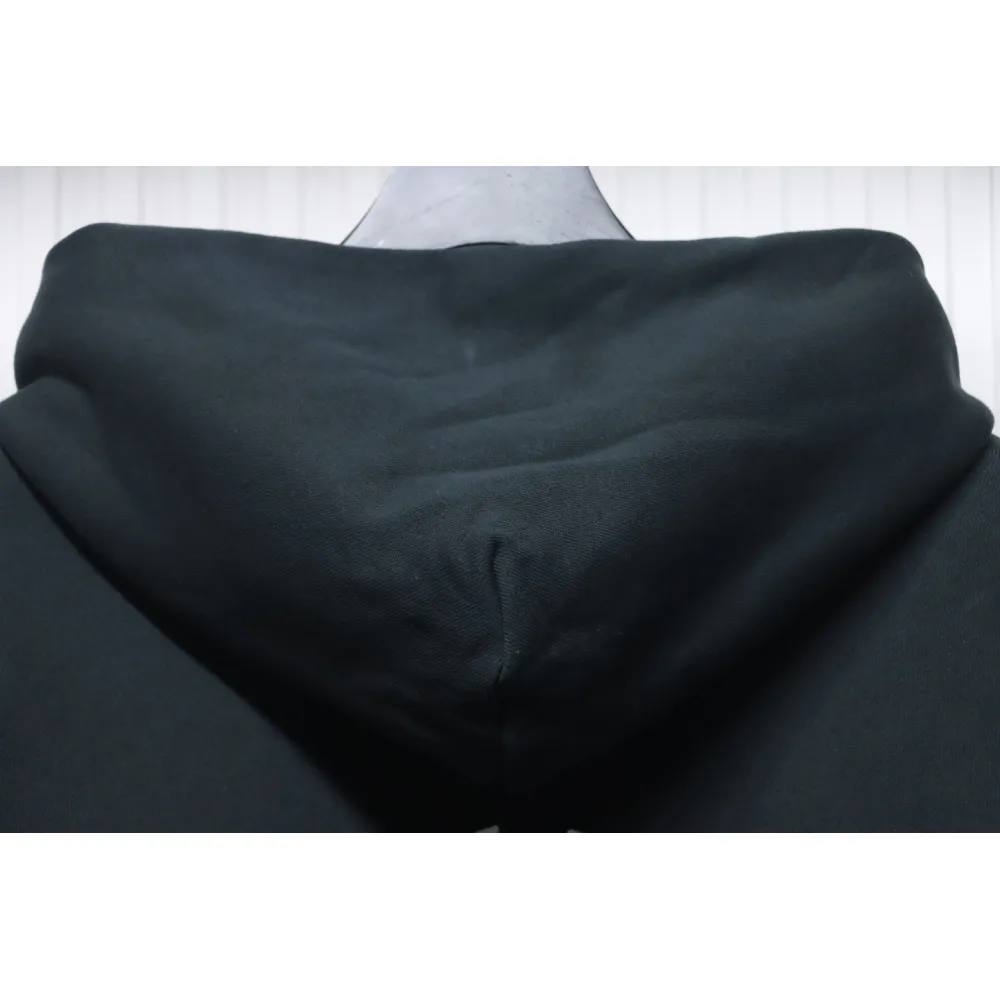 Balenciaga x Under Armour Front And Back Embroidered Zip-Up Hoodie Black