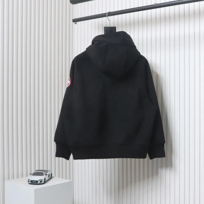 Canada Goose Chilliwack Wool Fleece Bomber Jacket Black