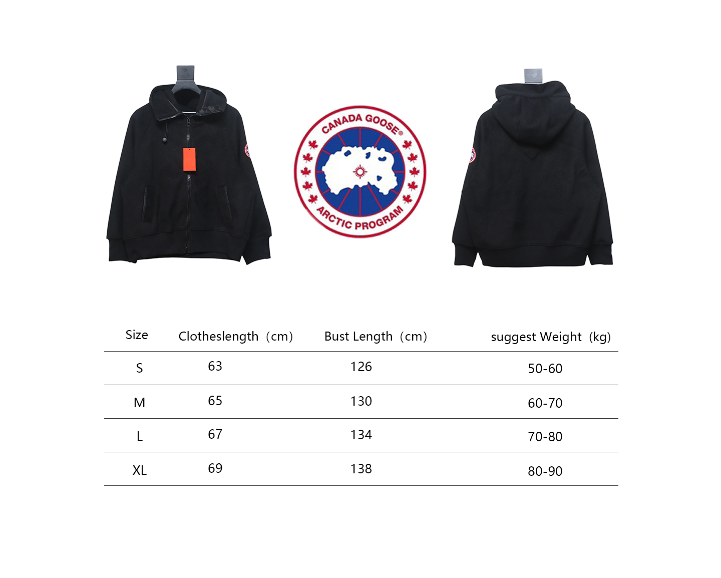 Can*a Go*e chilliwack wool fleece bomber jacket black