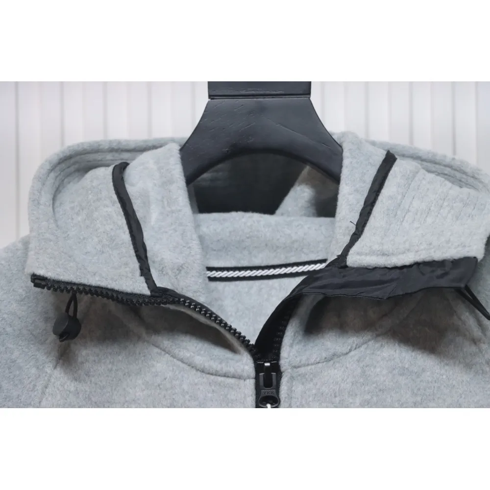 Canada Goose Chilliwack Wool Fleece Bomber Jacket Grey