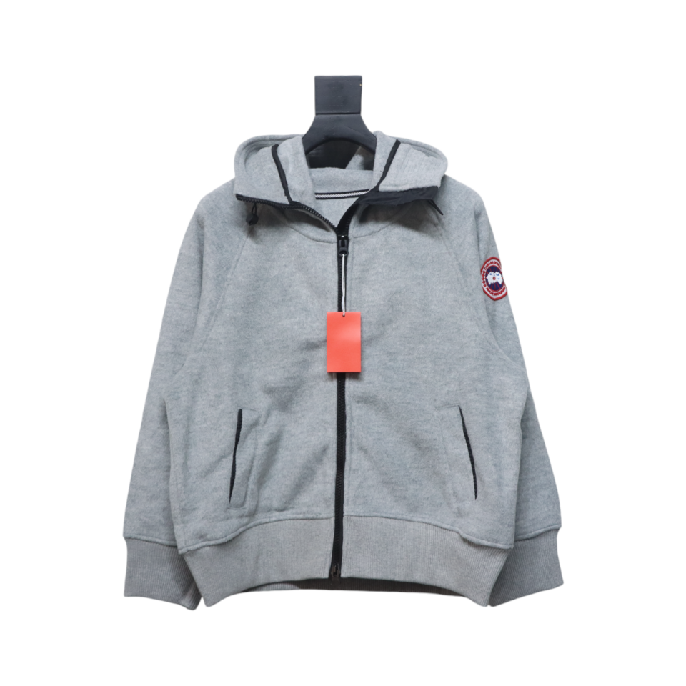 Can*a Go*e chilliwack wool fleece bomber jacket grey
