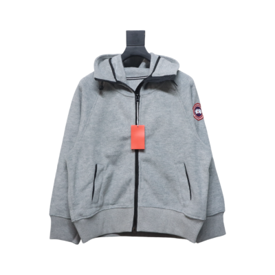 Canada Goose Chilliwack Wool Fleece Bomber Jacket Grey 01
