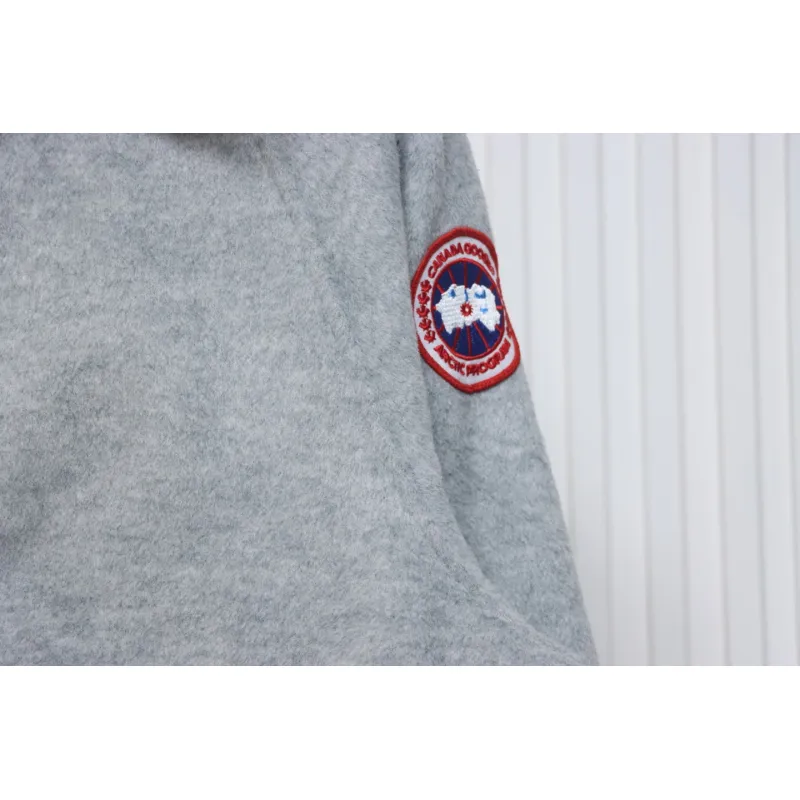 Canada Goose Chilliwack Wool Fleece Bomber Jacket Grey