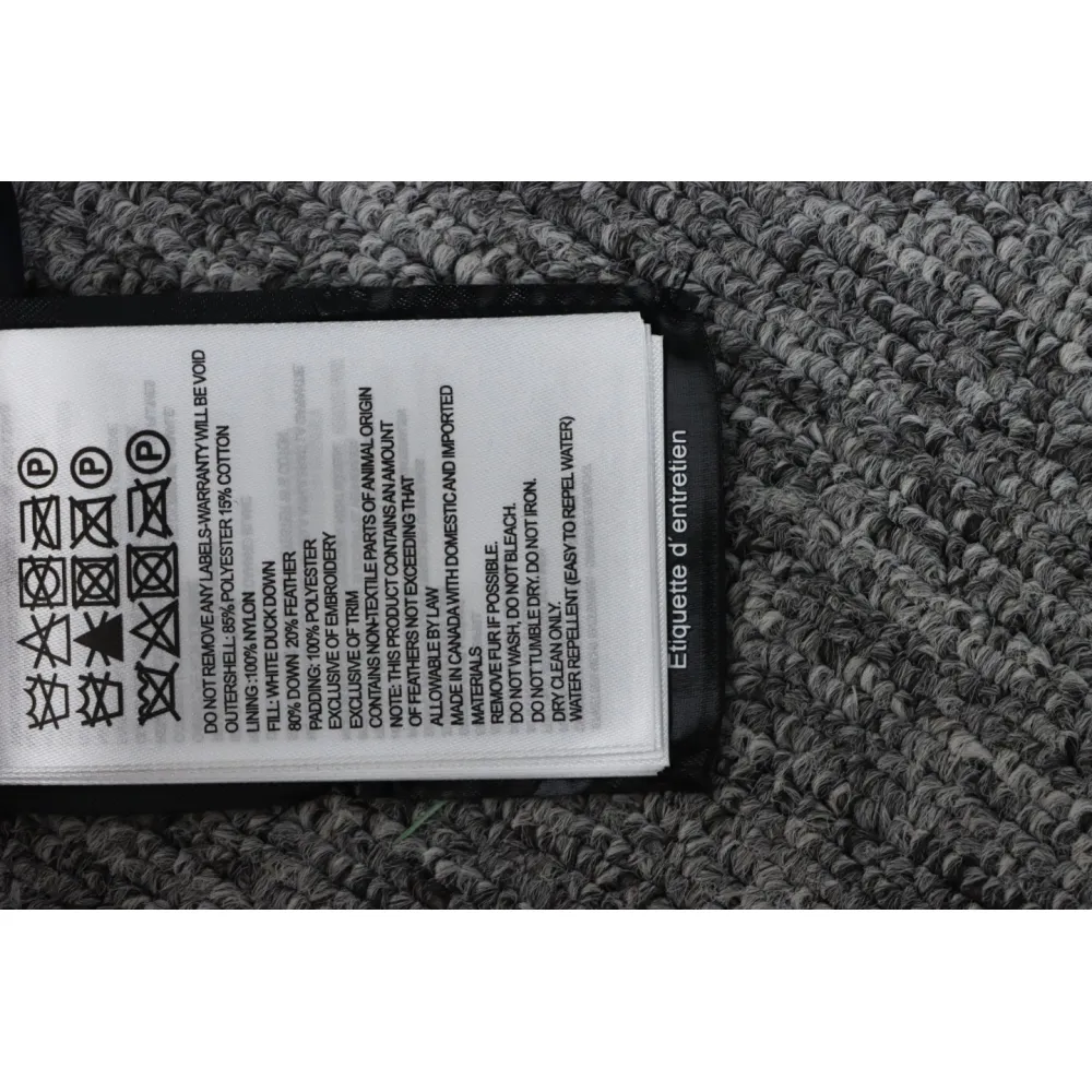 Canada Goose Down Vest Black