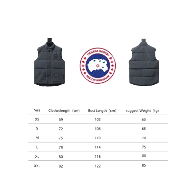 Canada Goose Down Vest Grey 02