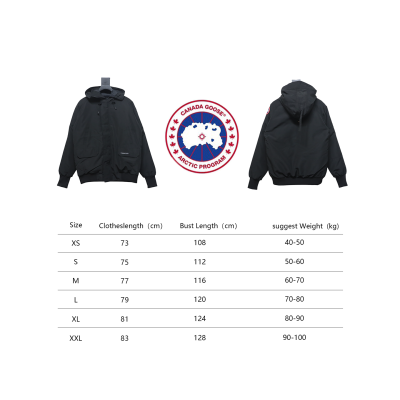 Canada Goose Short Down Jacket 01 Black 02