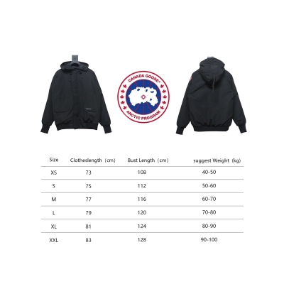 Canada Goose Short Down Jacket 01 Black 02