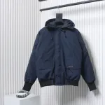 Canada Goose Short Down Jacket 01 Dark Blue