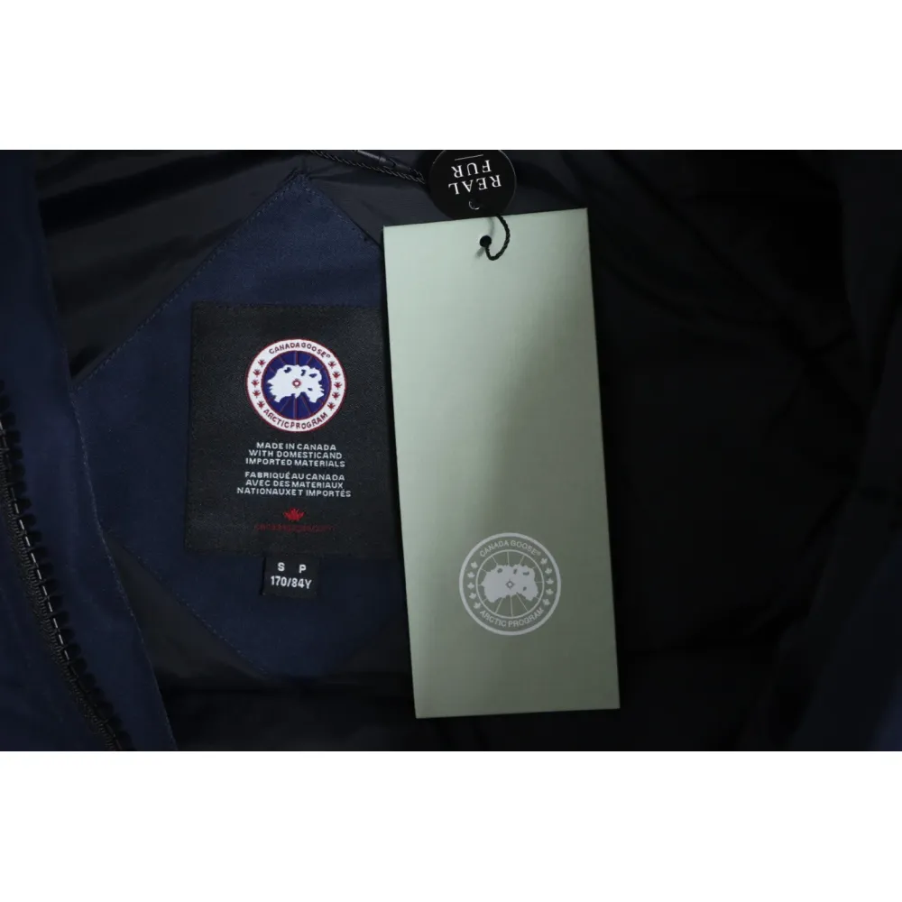 Canada Goose Short Down Jacket 01 Dark Blue