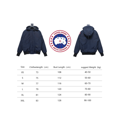 Canada Goose Short Down Jacket 01 Dark Blue 02