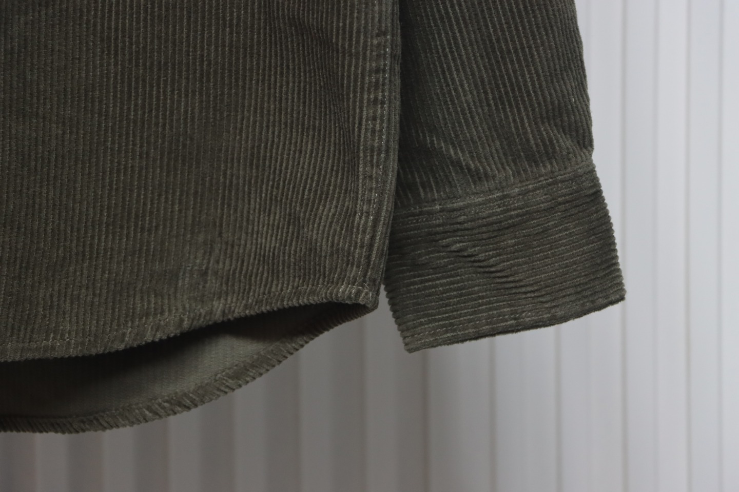 Carhartt Classic LOGO Label Pocket Corduroy Shirt Jacket Brown Green