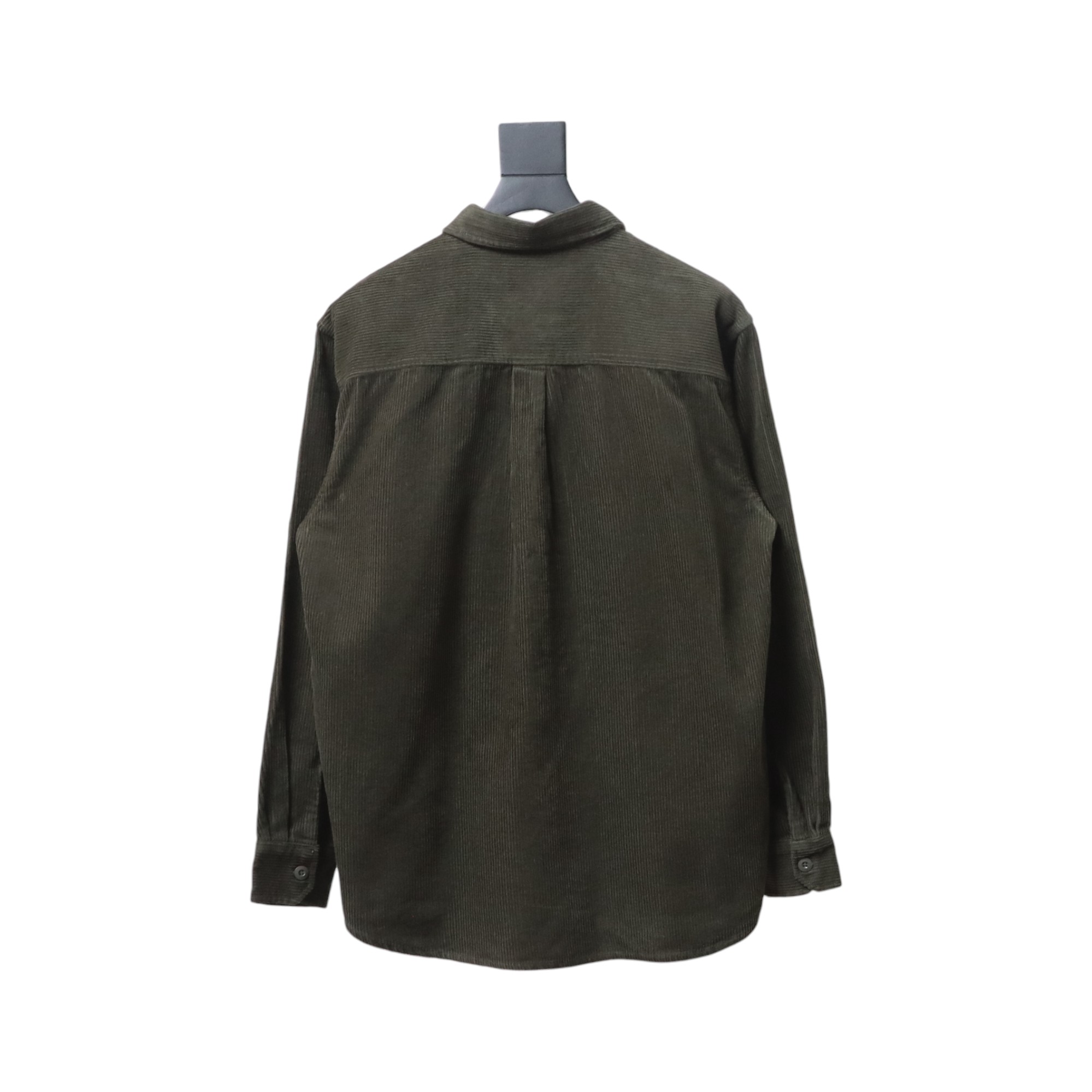 Carhartt Classic LOGO Label Pocket Corduroy Shirt Jacket Brown Green