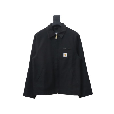 Carhartt Three-Color Canvas Work Jacket With Cotton Black 01