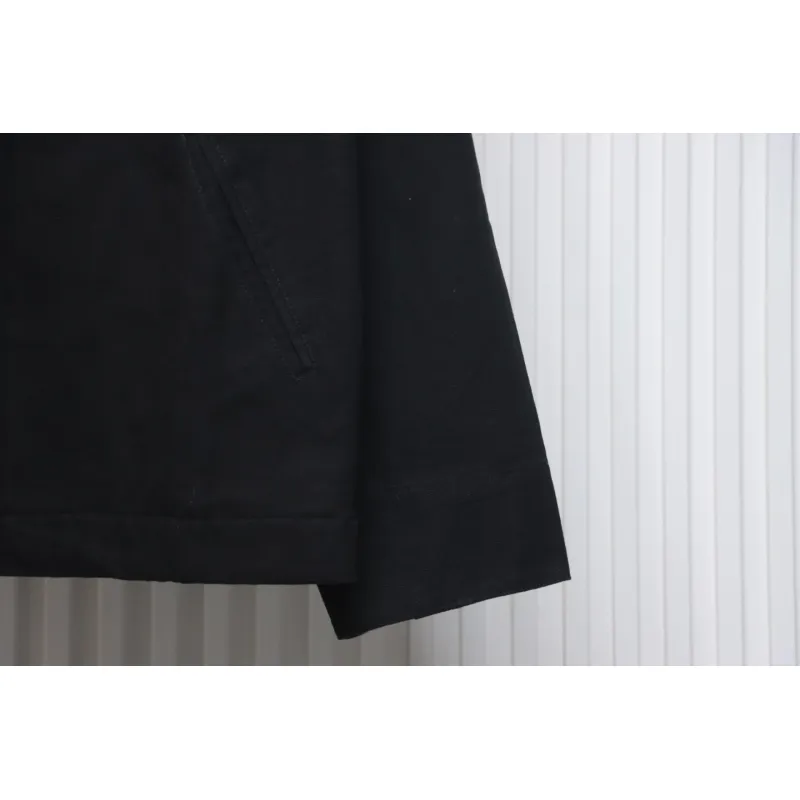Carhartt Three-Color Canvas Work Jacket With Cotton Black