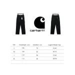Carhartt Washed Distressed Canvas Overalls Lumberjack Pants Black