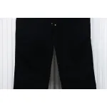 Carhartt Washed Distressed Canvas Overalls Lumberjack Pants Black
