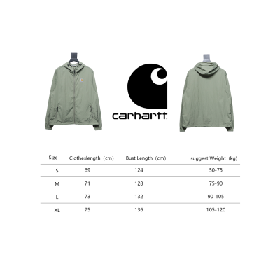 Carhartt Wip Grayson Hooded Ultralight Sun Protection Jacket Green 02