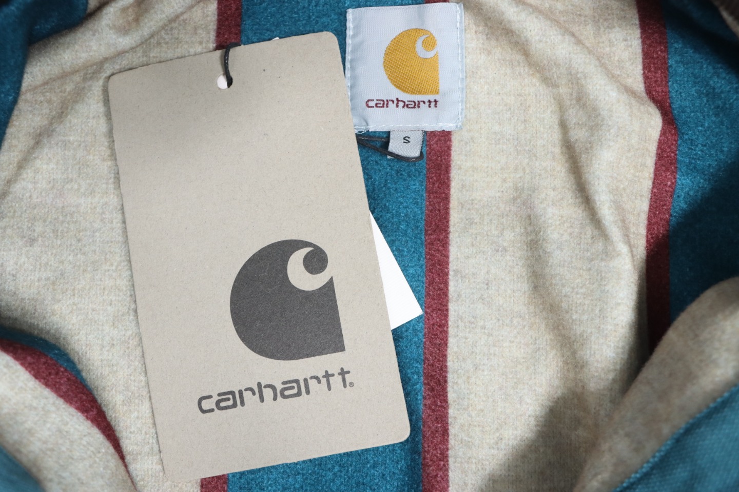 Carhartt x Stussy God-Level Co-Branded Workwear Jacket Blue