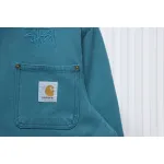 Carhartt x Stussy God-Level Co-Branded Workwear Jacket Blue