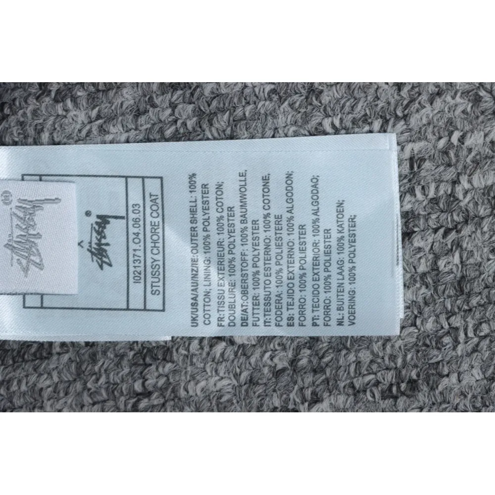 Carhartt x Stussy God-Level Co-Branded Workwear Jacket Blue