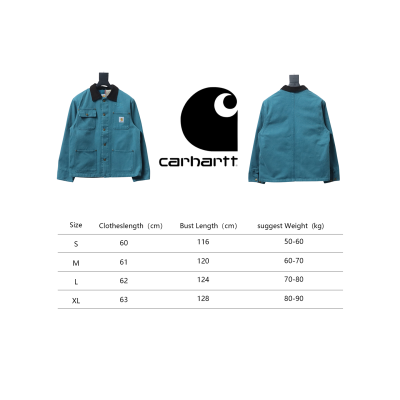 Carhartt x Stussy God-Level Co-Branded Workwear Jacket Blue 02