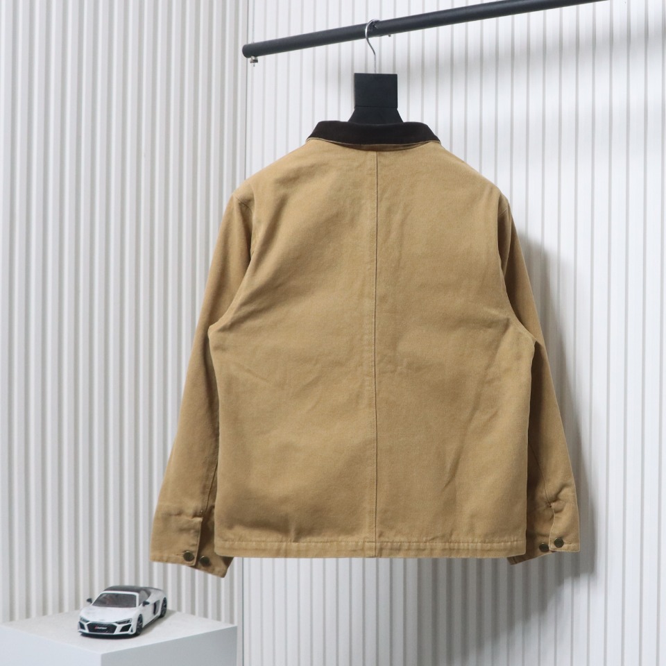 Carhartt x Stussy God-Level Co-Branded Workwear Jacket Khaki