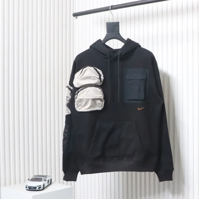 Travis Scott x NK Co-Branded Washed Pocket Hoodie