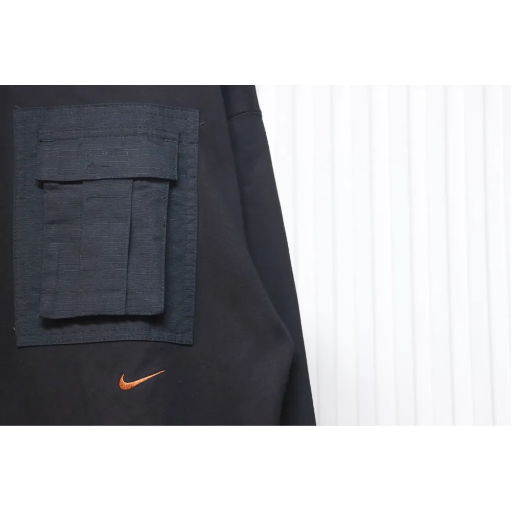 Travis Scott x NK Co-Branded Washed Pocket Hoodie