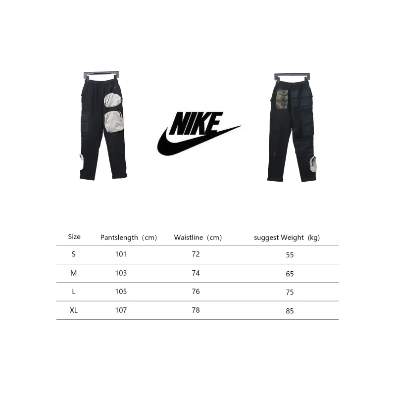 Travis Scott x NK Co-Branded Washed Pocket Work Pants