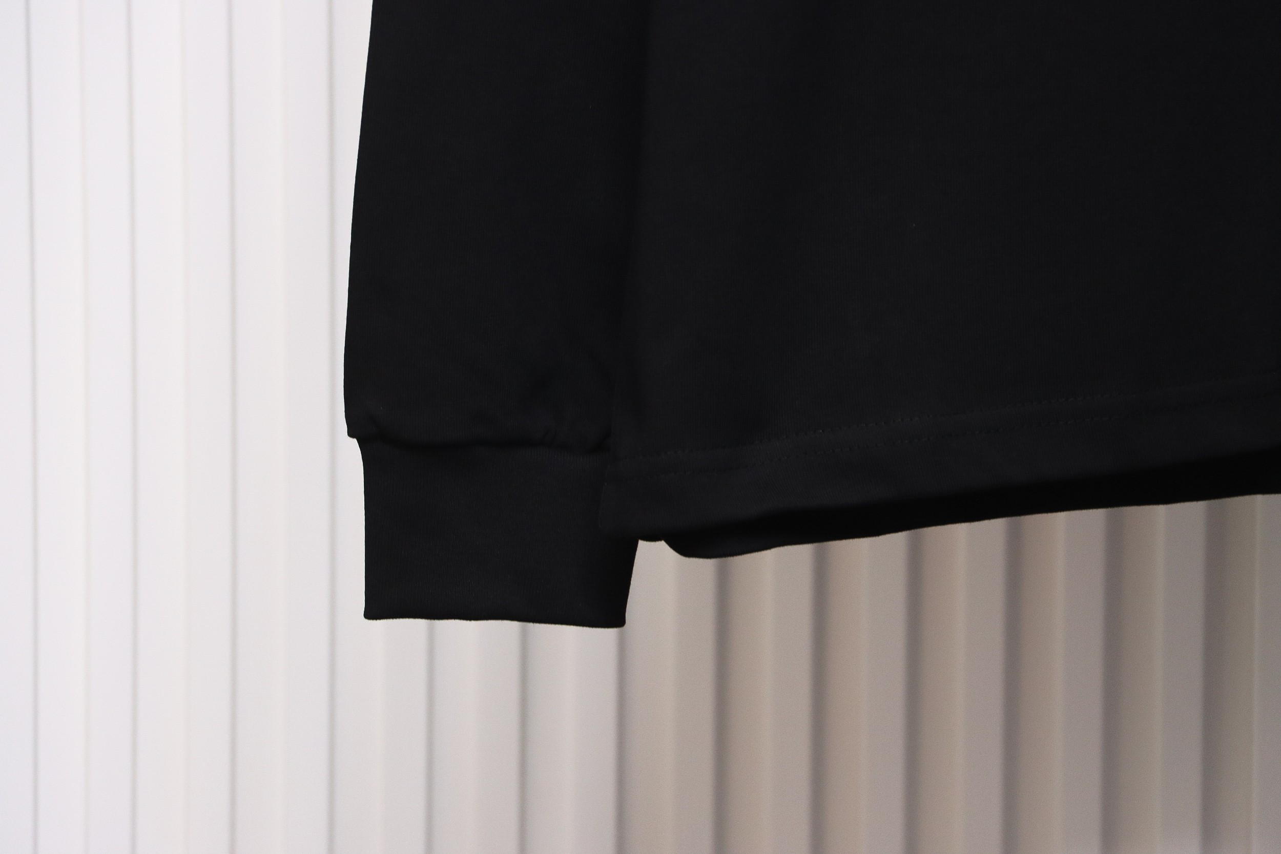 Balenciaga 3D Printed Design Loose Long Sleeved Sweatshirt