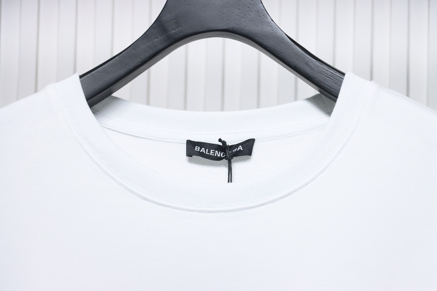 Balenciaga 24Fw Letter Heart-Shaped Printed Round Neck Hoodie White