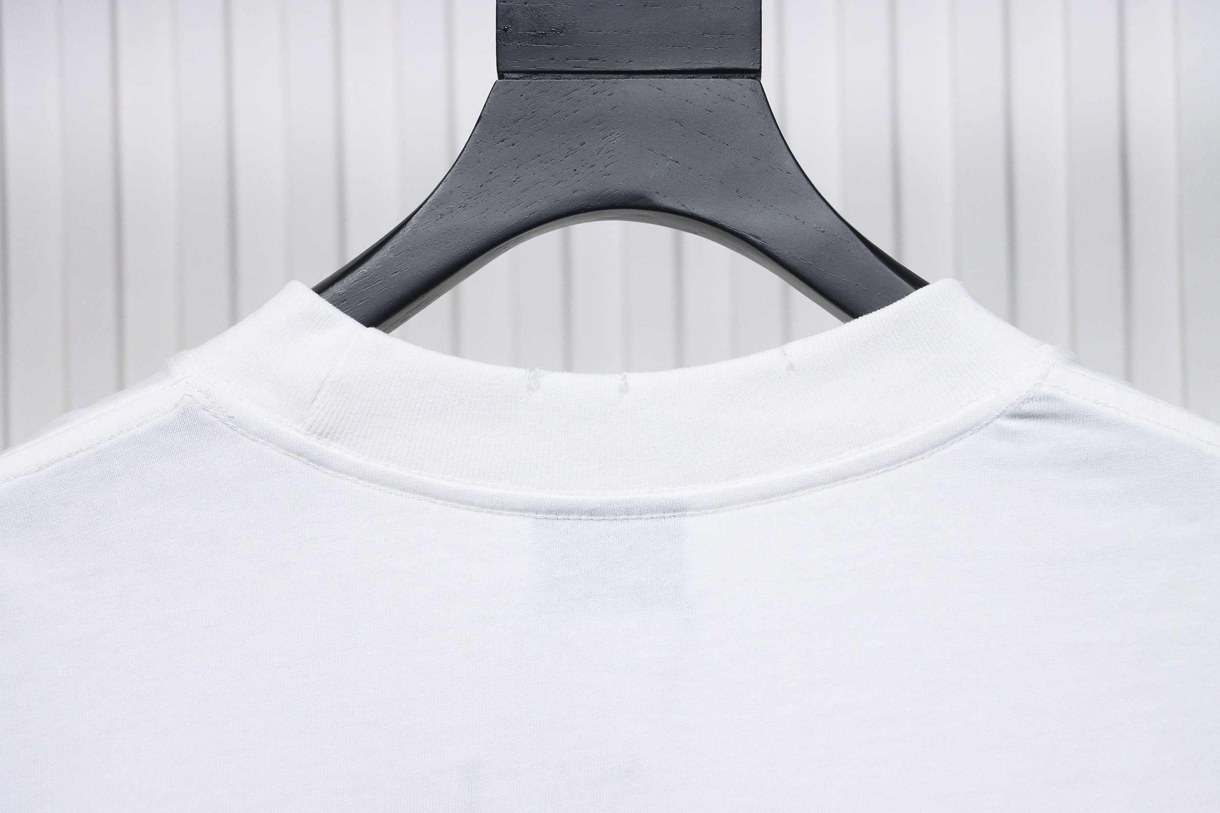 Balenciaga 24S Letter Round Neck Hoodie White