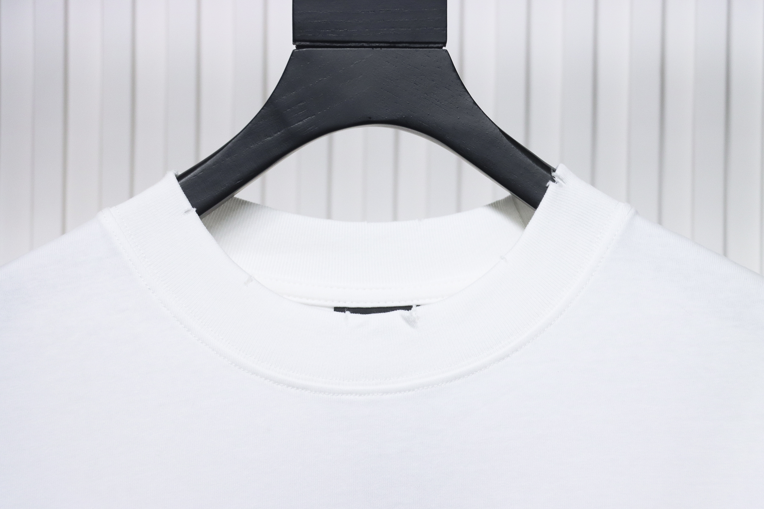 Balenciaga 24S Letter Round Neck Hoodie White