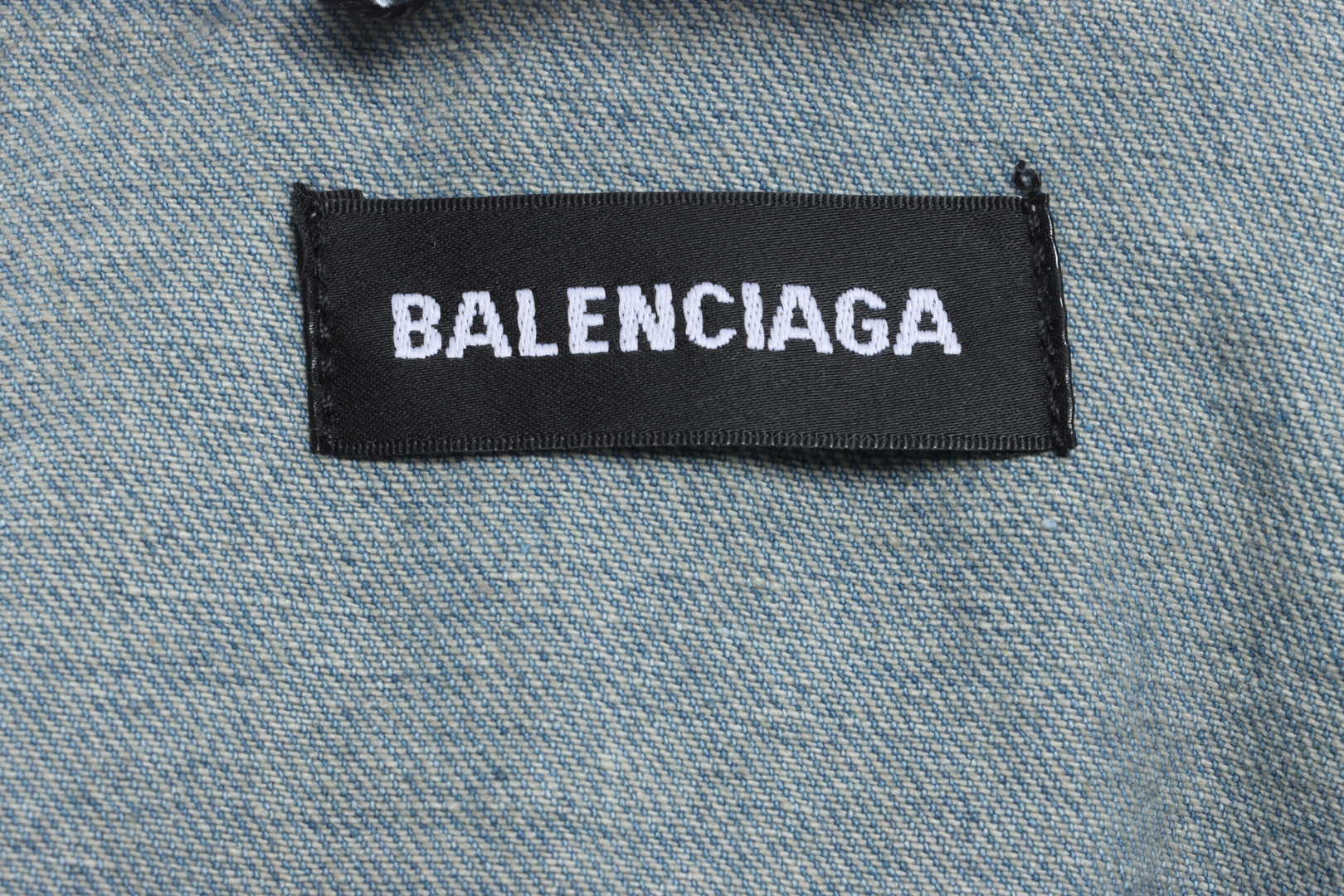 Balenciaga Blizzard Show Denim Hoodie