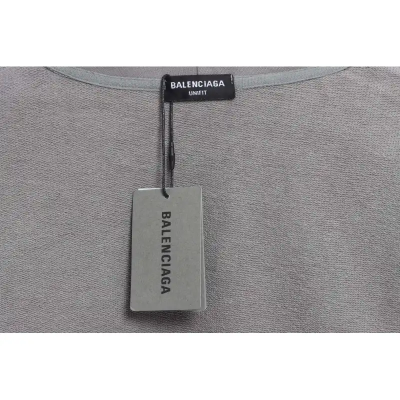 Balenciaga Blurred Letter Printed Hoodie