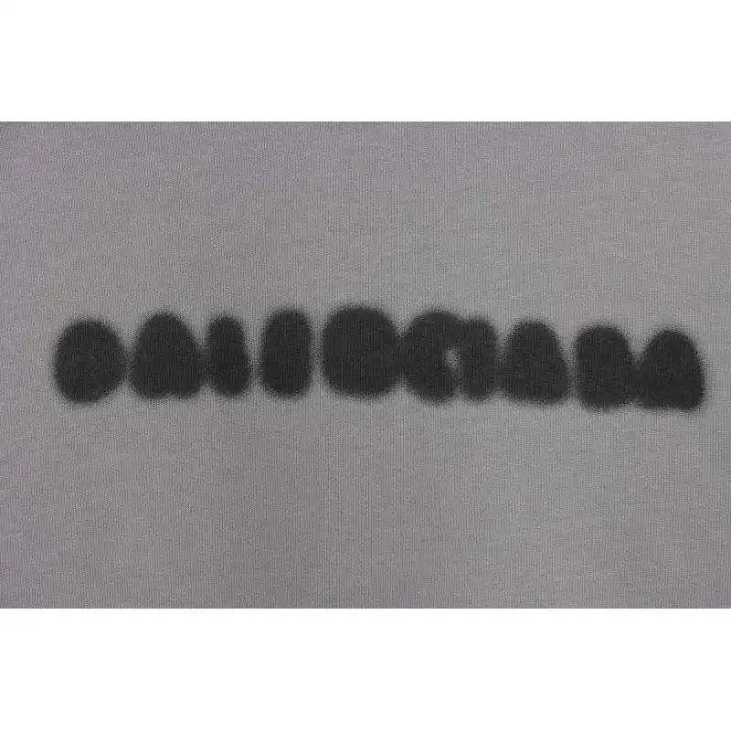 Balenciaga Blurred Letter Printed Hoodie