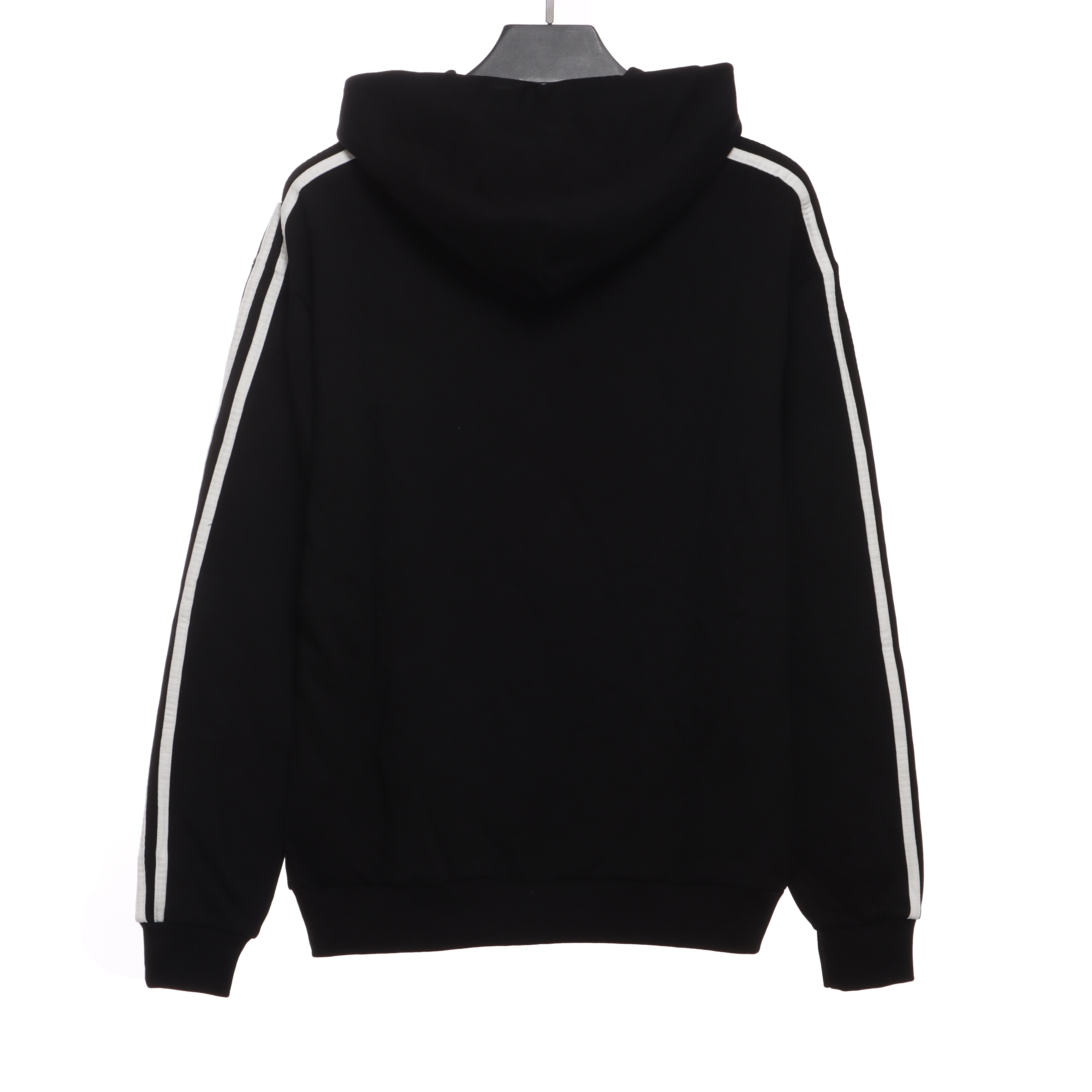 Balenciaga Co Branded Clover Embroidered Logo Hoodie