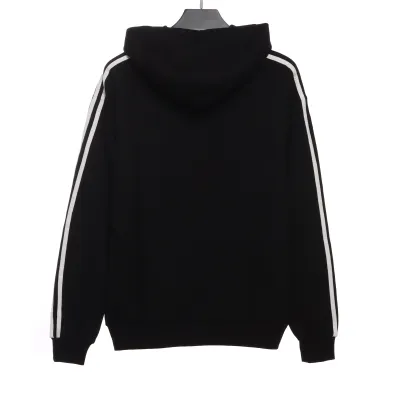 Balenciaga Co Branded Clover Embroidered Logo Hoodie 02