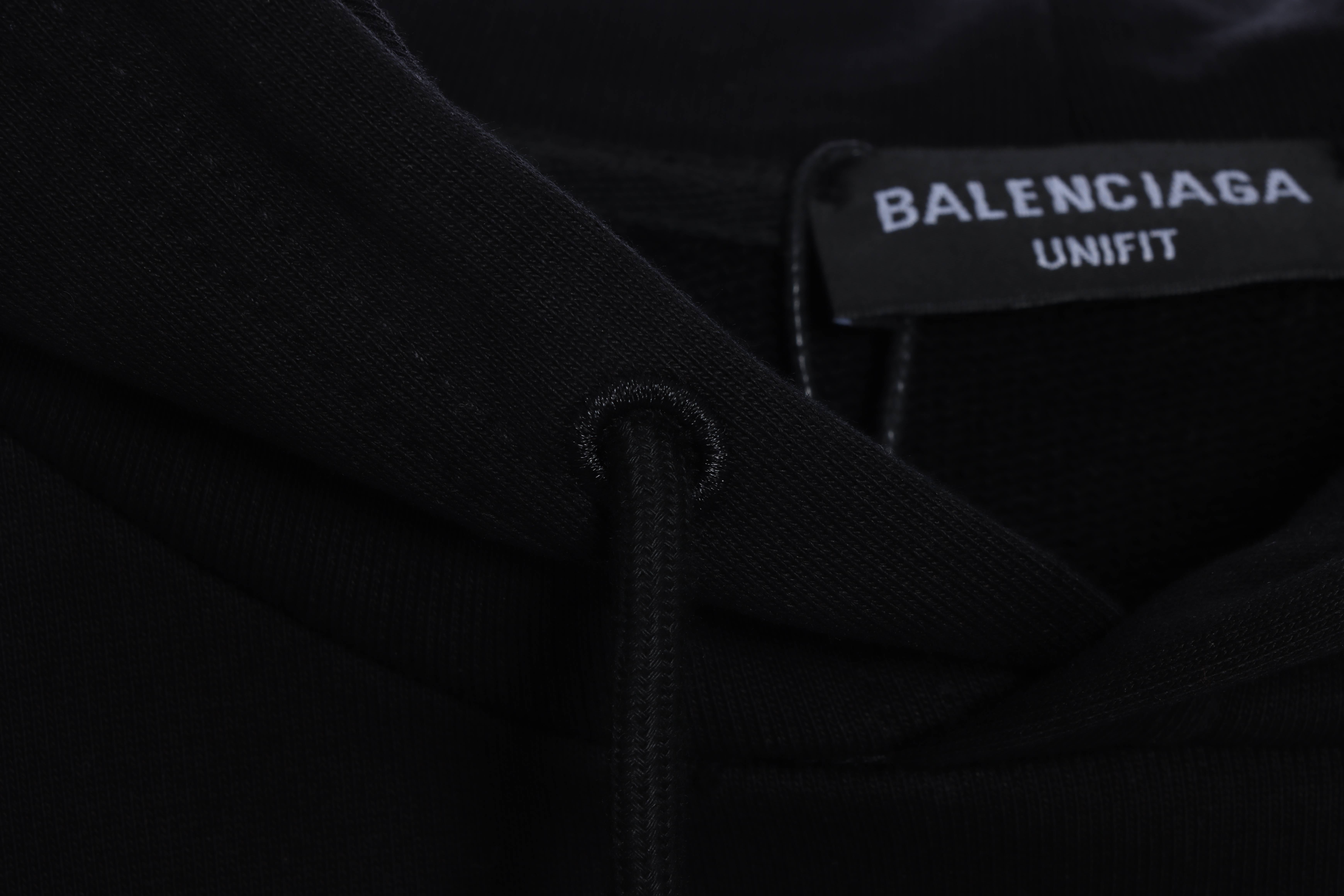 Balenciaga CREW Slogan Printed Hoodie
