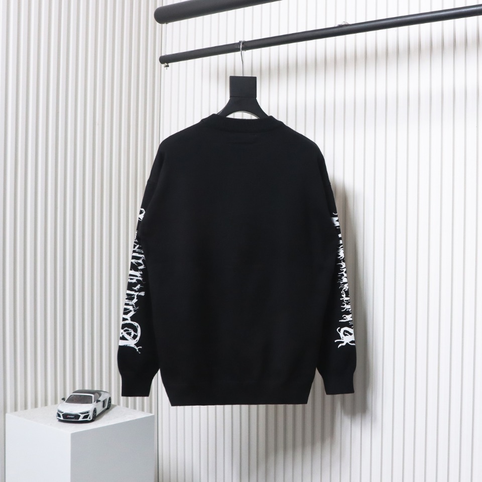 Balenciaga Flame Logo Printed Sweater