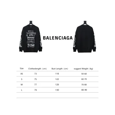 Balenciaga Flame Logo Printed Sweater 02